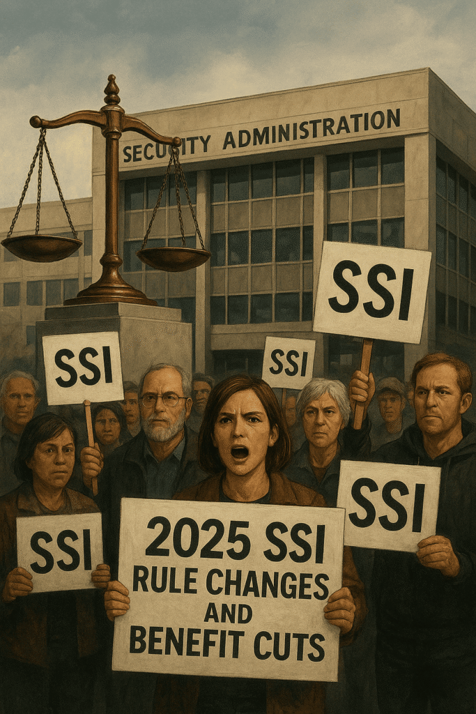SSI Benefit Cuts 2025 Protest