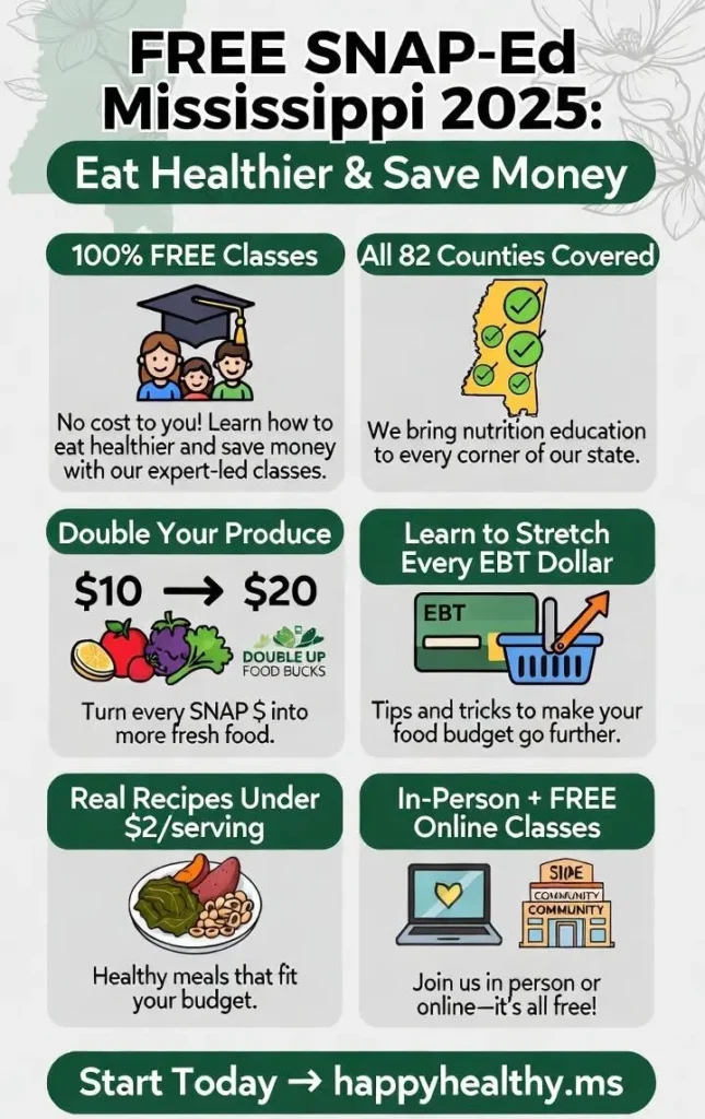 healthy eating on SNAP budget Mississippi