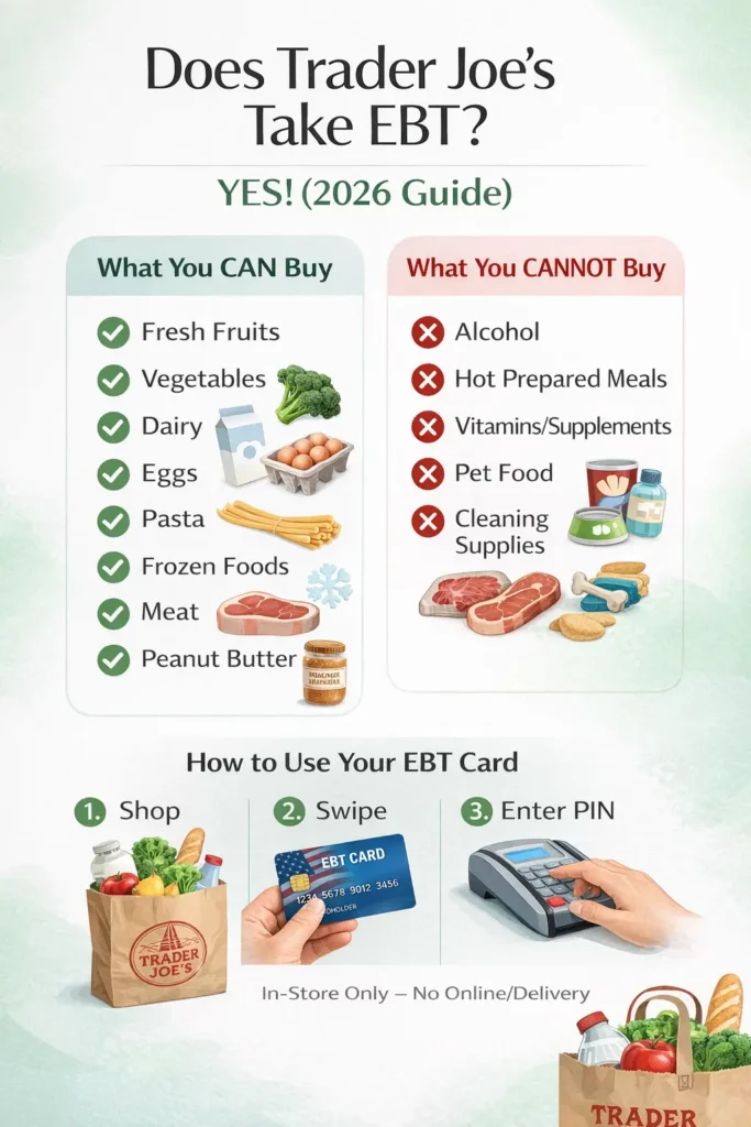 does trader joe’s accept snap