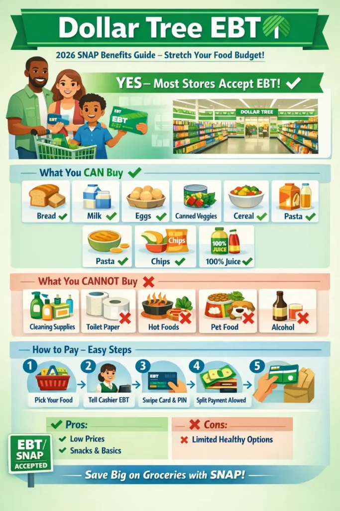 does Dollar Tree accept SNAP In 2026