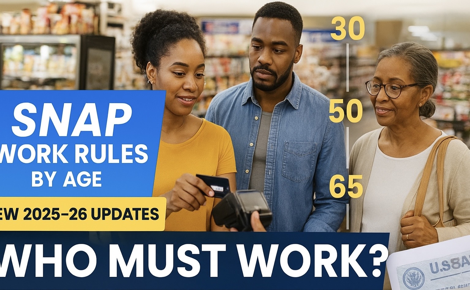 SNAP Work Requirements by Age (2025–26 Multi-State Guide)
