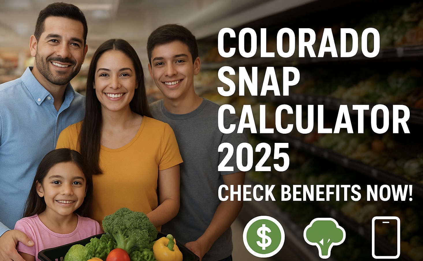 Colorado SNAP Eligibility Calculator 2025 — Check Benefits Instantly