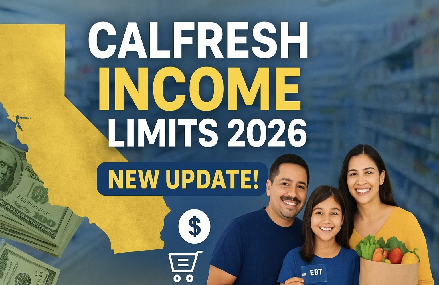 California CalFresh Income Limits 2026 (New Update): Check Eligibility Calculator